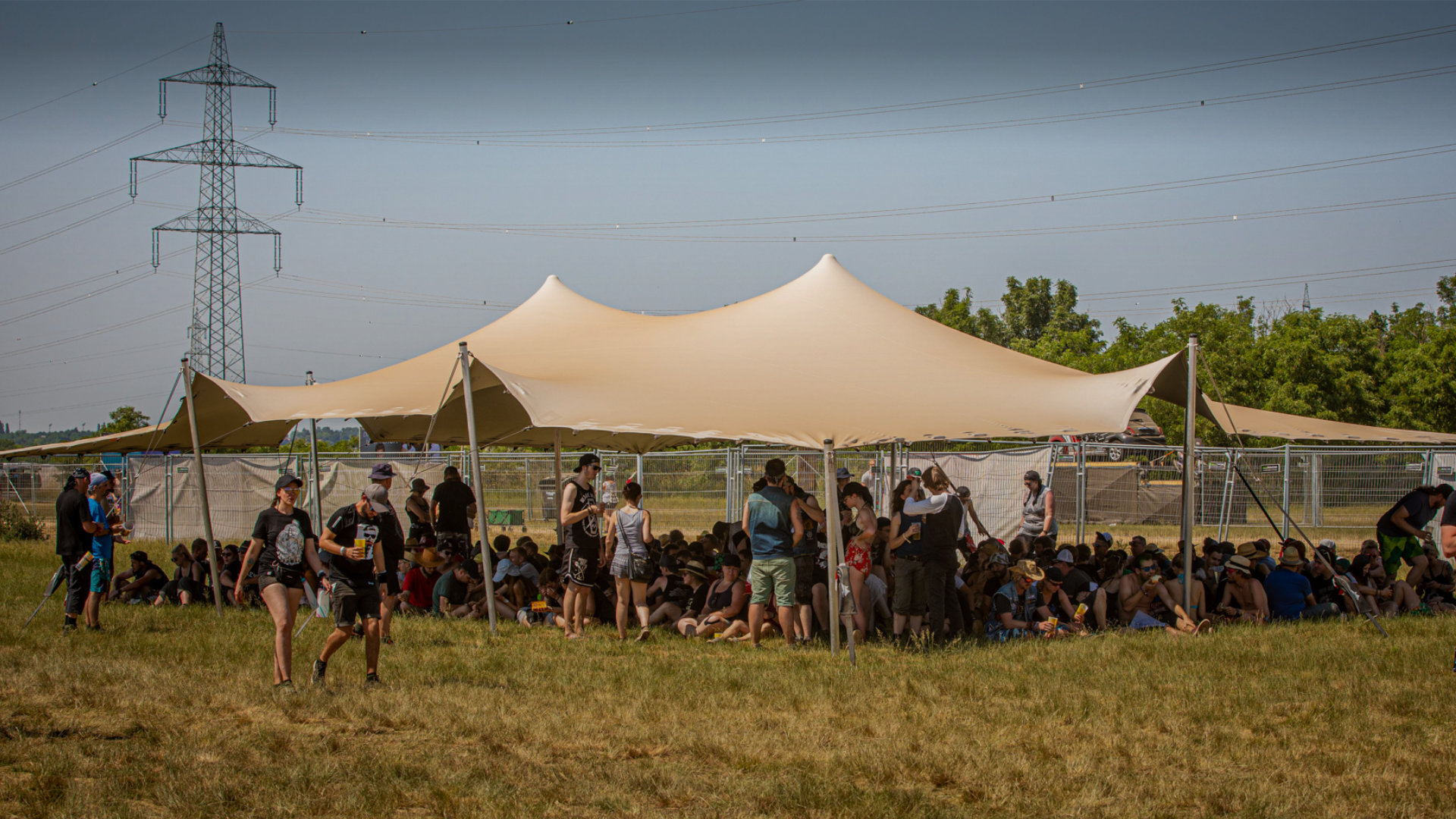 Auch Ruhe muss mal sein auf einem Festival.